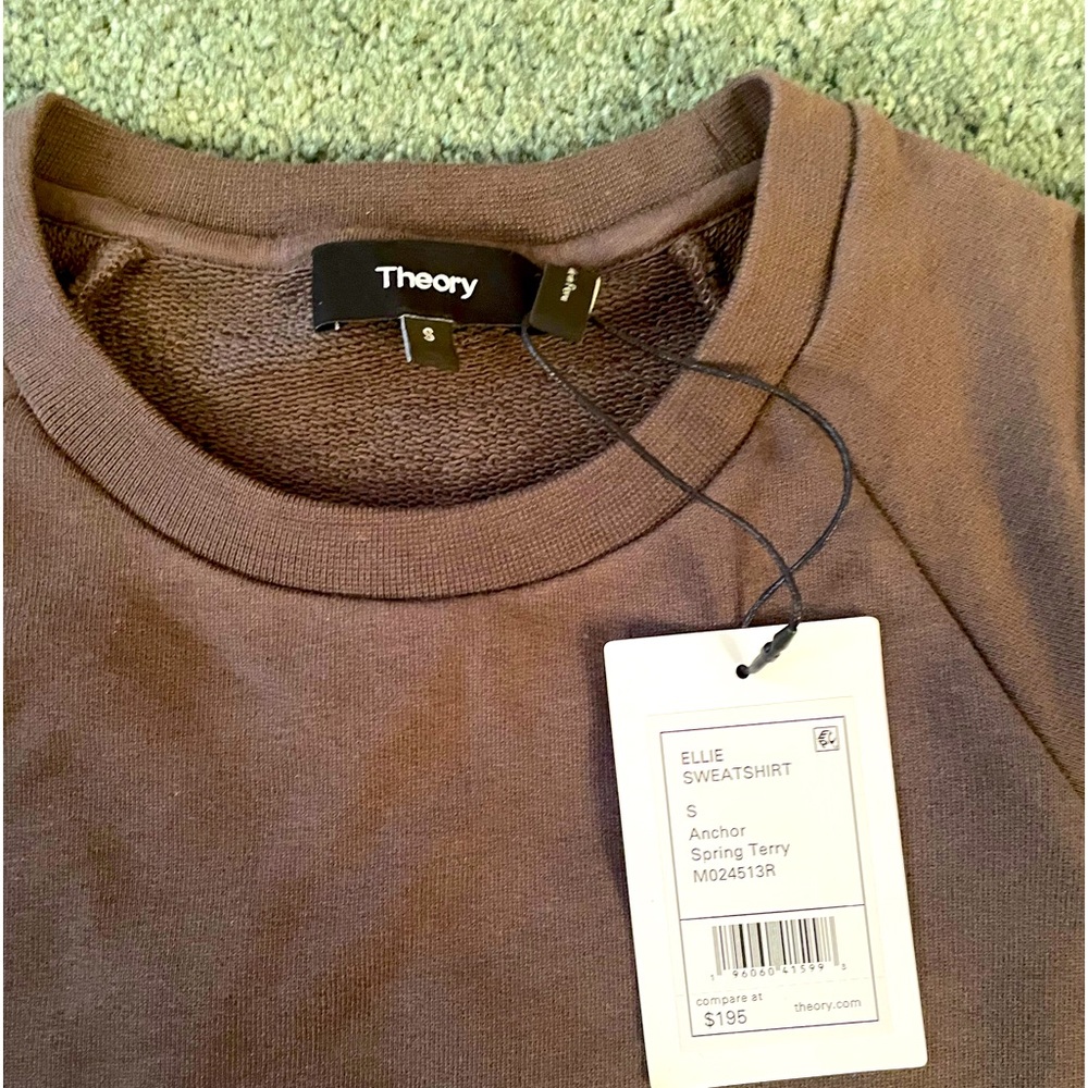 Theory french terry sweatshirt new with tags